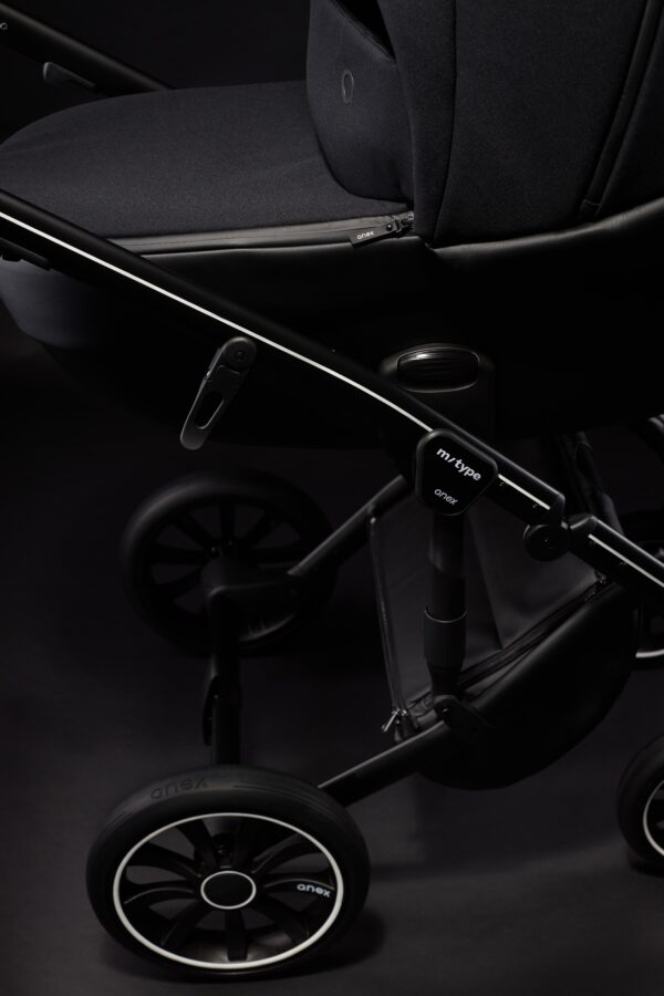 anex m-type kinderwagen schwarz modern