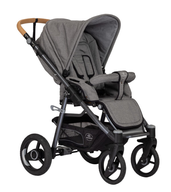 Naturkind Lux Evo | BIO Kinderwagen | Babykorb geflochten mit Sportwagen | nachhaltig & schadstofffrei – Bild 27