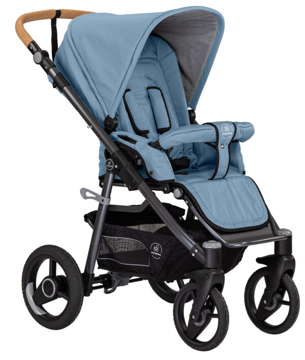 Naturkind Lux Evo | BIO Kinderwagen | Babykorb geflochten mit Sportwagen | nachhaltig & schadstofffrei – Bild 15