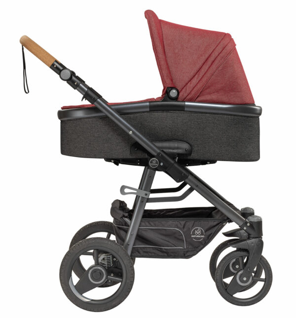 Naturkind Lux Evo | BIO Kinderwagen mit Babykorb + Sportwagen | nachhaltig & schadstofffrei – Bild 37