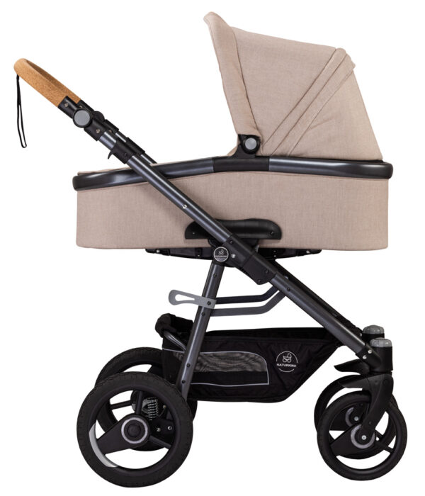 Naturkind Lux Evo | BIO Kinderwagen mit Babykorb + Sportwagen | nachhaltig & schadstofffrei – Bild 42