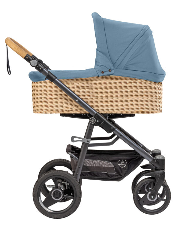 Naturkind Lux Evo | BIO Kinderwagen | Babykorb geflochten mit Sportwagen | nachhaltig & schadstofffrei – Bild 13