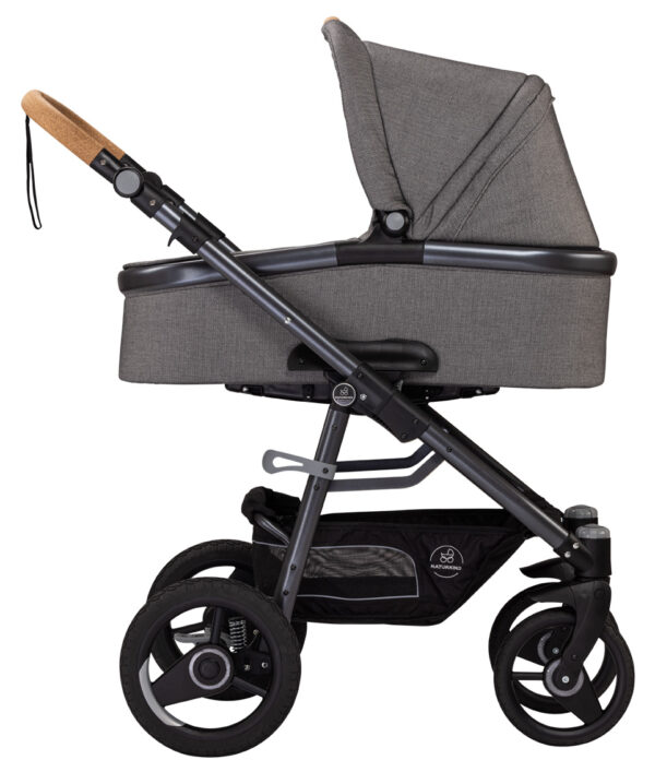 Naturkind Lux Evo | BIO Kinderwagen mit Babykorb + Sportwagen | nachhaltig & schadstofffrei – Bild 25