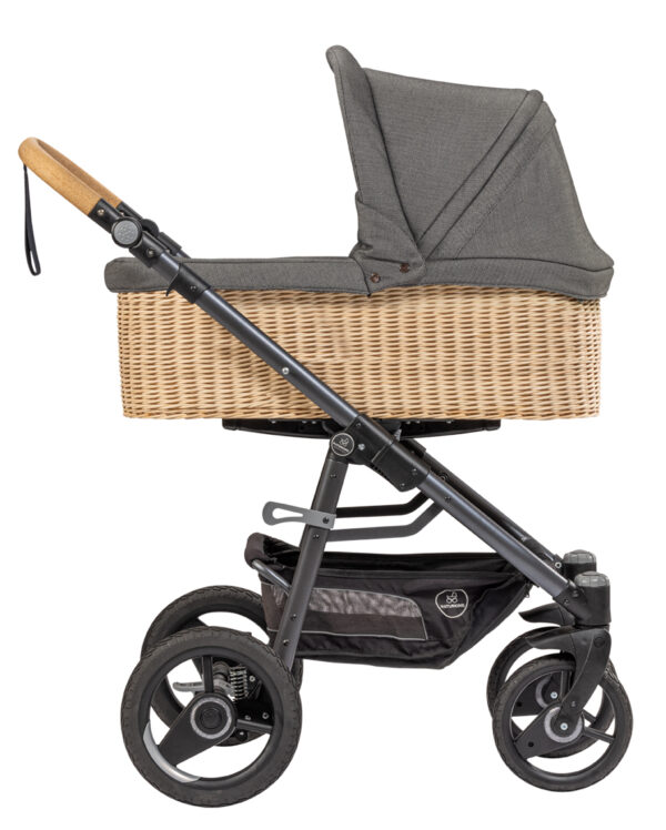 Naturkind Lux Evo | BIO Kinderwagen | Babykorb geflochten mit Sportwagen | nachhaltig & schadstofffrei – Bild 25