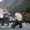 Noordi FJORDI V2 Kinderwagen in ECO LEDER | 2 IN 1 SET MIT BABYWANNE + SPORTWAGEN + Wickeltasche – Bild 2