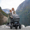 Noordi FJORDI V2 | 2 in 1 SET Kinderwagen mit Babywanne + Sportwagen + Wickeltasche – Bild 89