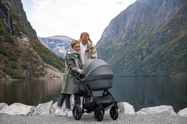 Noordi FJORDI V2 | 2 in 1 SET Kinderwagen mit Babywanne + Sportwagen + Wickeltasche – Bild 89