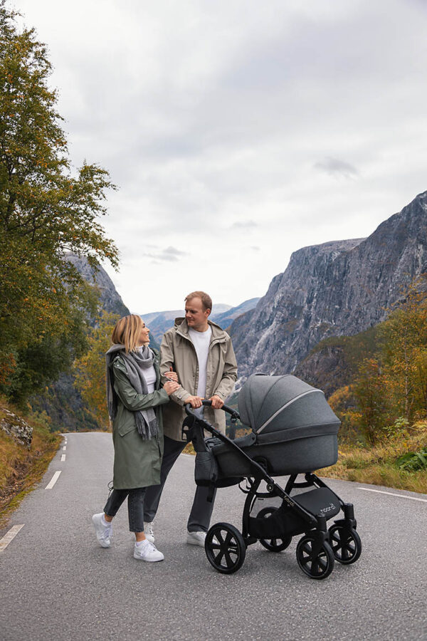 Noordi FJORDI V2 | 2 in 1 SET Kinderwagen mit Babywanne + Sportwagen + Wickeltasche – Bild 88