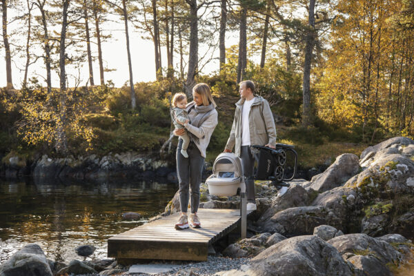 Noordi FJORDI V2 Kinderwagen in ECO LEDER | 2 IN 1 SET MIT BABYWANNE + SPORTWAGEN + Wickeltasche – Bild 5