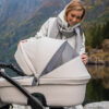 Noordi FJORDI V2 Kinderwagen in ECO LEDER | 2 IN 1 SET MIT BABYWANNE + SPORTWAGEN + Wickeltasche – Bild 3
