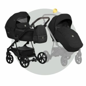 VIVA 5+ | TUTIS Kinderwagen | 2 in 1 SET mit Babywanne + Sportwagen + Wickeltasche