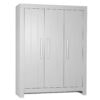 CAROLE Sparset Babyzimmer | 3-teilig | Bett mit Lattenrost + Kommode + Schrank | Grau – Bild 18