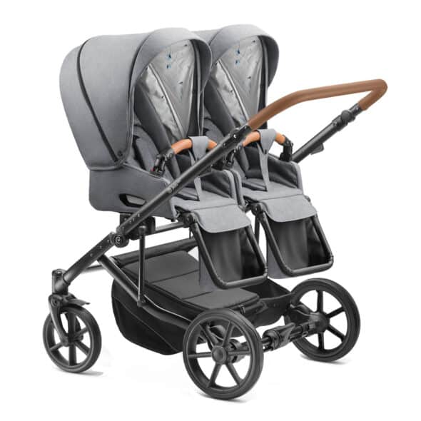 Zwillingskinderwagen 4in1 Duet Lux Gold Edition - Komplett-Set