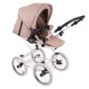 RETRO DELUXE Kinderwagen | Weidenkorb in weiß | SET mit Babywanne + Sportwagen + Zubehör – Bild 27