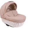 RETRO DELUXE Kinderwagen | Weidenkorb in weiß | SET mit Babywanne + Sportwagen + Zubehör – Bild 25