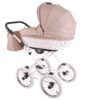 RETRO DELUXE Kinderwagen | Weidenkorb in weiß | SET mit Babywanne + Sportwagen + Zubehör – Bild 26