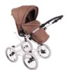 Retro Deluxe Kinderwagen Nostalgie Romantik weiss braun