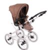 Retro Deluxe Kinderwagen Nostalgie Romantik weiss braun