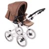 Retro Deluxe Kinderwagen Nostalgie Romantik weiss braun
