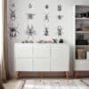 SWINGIE Baby-/ Kinder-/ Jugendzimmer Sparset | 3-teilig, weiß | Bett + Kommode + Schrank – Bild 43