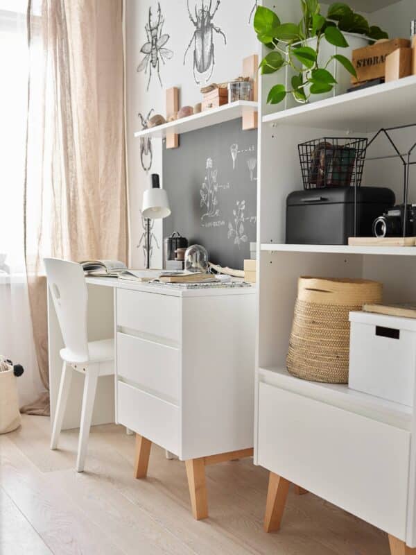 SWINGIE Baby-/ Kinder-/ Jugendzimmer Sparset | 3-teilig, weiß | Bett + Kommode + Schrank – Bild 44
