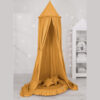 Sparset: Betthimmel XL 260 cm mit Spielmatte und 2 Kissen | 100% Baumwolle | verschiedene Farben