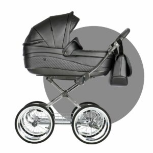 Classico EMMA "Pearl" Kinderwagen | 2 in 1 mit Babywanne und Sportwagen | oder 3 in 1 mit Autoschale | Pearl - glänzend | Limited Edition