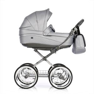 Classico EMMA "Pearl" Kinderwagen | 2 in 1 mit Babywanne und Sportwagen | oder 3 in 1 mit Autoschale | Pearl - glänzend | Limited Edition