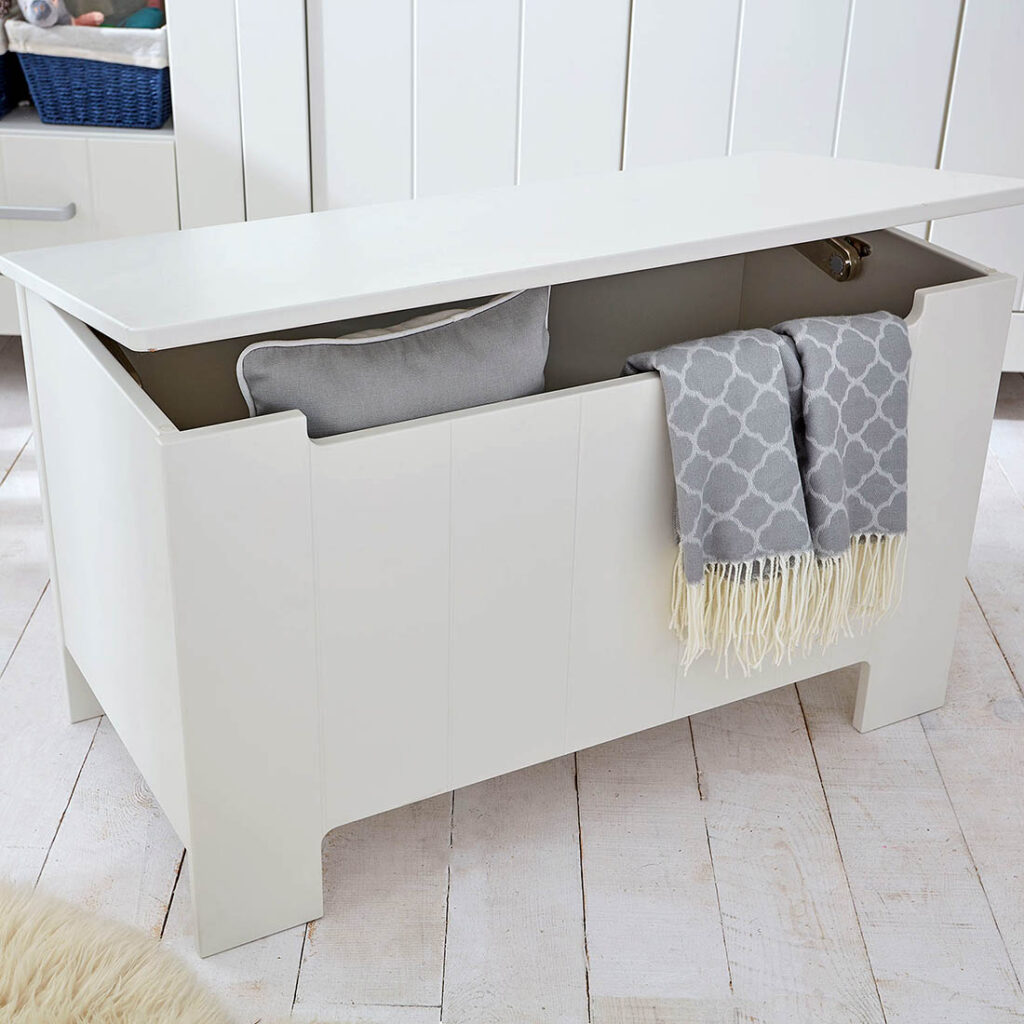 CLCROBD Faltbare Spielzeugtruhe Für Kinder – 53x36x36 Cm, Mit Deckel, Delfin-Design