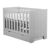 CAROLE Sparset Babyzimmer | 3-teilig | Bett mit Lattenrost + Kommode + Schrank | Grau – Bild 2