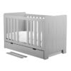 CAROLE Sparset Babyzimmer | Bett + Kommode+ Schrank + Regal | 4-teilig | Grau – Bild 4