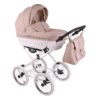RETRO DELUXE Kinderwagen | Weidenkorb in weiß | SET mit Babywanne + Sportwagen + Zubehör – Bild 24