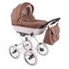 Retro Deluxe Kinderwagen Nostalgie Romantik weiss braun