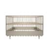 Woodluck BABUSHKA SPARSET 3-TEILIG | BABYBETT + REGAL + Schrank | dezentes Olivgrün / Weiß | Vintage/Retro – Bild 7
