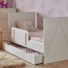 MARIE Babyzimmer/ Kinderzimmer Sparset | 3-teilig, weiß MDF | Kinderbett + Wickelkommode + Schrank | traditionell/ klassisch – Bild 8
