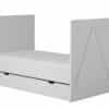MARIE Babyzimmer/ Kinderzimmer Sparset | 3-teilig, weiß MDF | Kinderbett + Wickelkommode + Schrank | traditionell/ klassisch – Bild 10