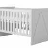 MARIE Babyzimmer/ Kinderzimmer Sparset | 3-teilig, weiß MDF | Kinderbett + Wickelkommode + Schrank | traditionell/ klassisch – Bild 6
