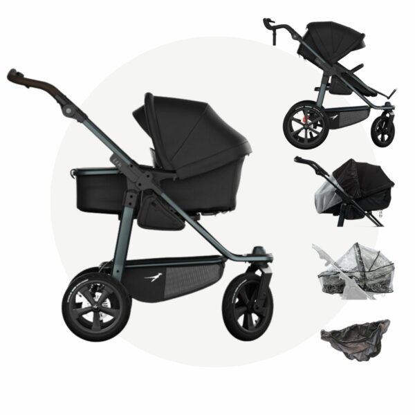 TFK MONO 3 Kombikinderwagen mit Wanne und Sportsitz in einem | Joggster | + Gratis Paket