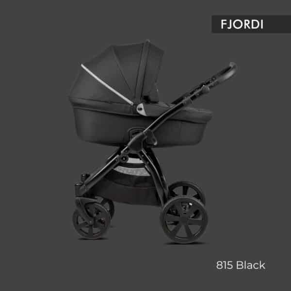 Noordi FJORDI Kinderwagen stoff schwarz, black