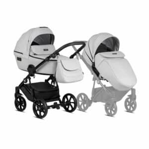 TUTIS VIVA Life Eco Leder | Kombi-Kinderwagen 2 in 1 mit Babywanne und Sportwagen | oder 3 in 1 mit Autoschale Kombi-Kinderwagen | Verschiedene Farben
