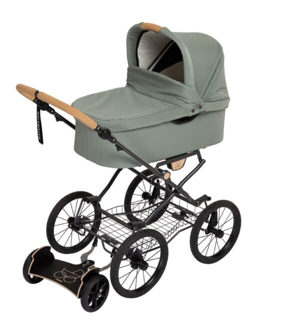 NATURKIND IDA Kinderwagen mit Babykorb aus Stoff+ Sportsitz | Bio Klassiker aus Österreich – Bild 20