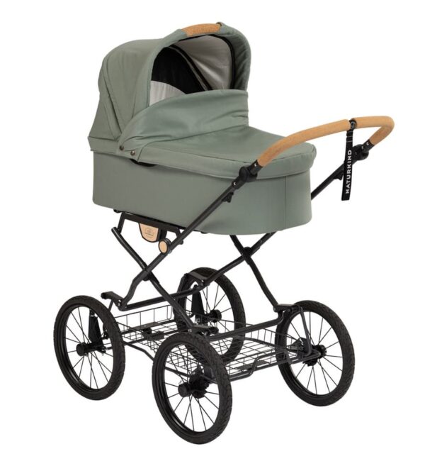 NATURKIND IDA Kinderwagen mit Babykorb aus Stoff+ Sportsitz | Bio Klassiker aus Österreich – Bild 18