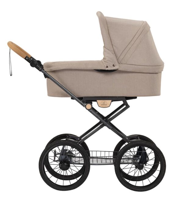 NATURKIND IDA Kinderwagen mit Babykorb aus Stoff+ Sportsitz | Bio Klassiker aus Österreich – Bild 2