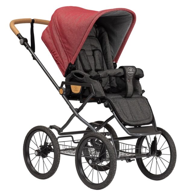 NATURKIND IDA Kinderwagen mit geflochtenem Babykorb + Sportsitz | Bio Klassiker aus Österreich – Bild 26