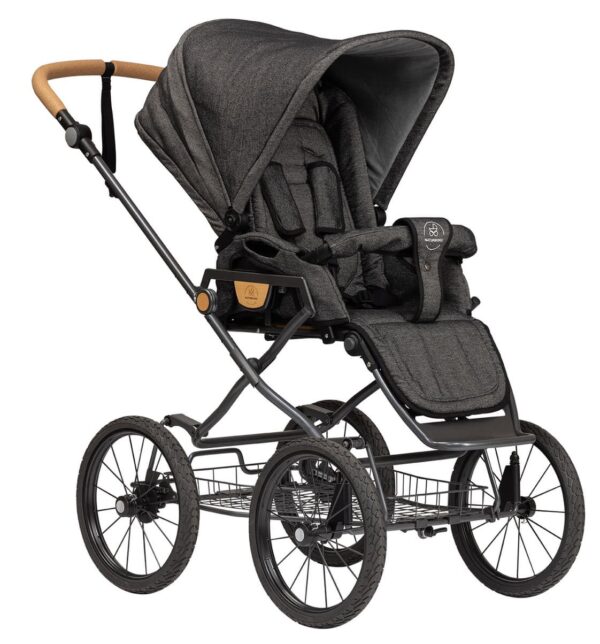 NATURKIND IDA Kinderwagen mit geflochtenem Babykorb + Sportsitz | Bio Klassiker aus Österreich – Bild 39