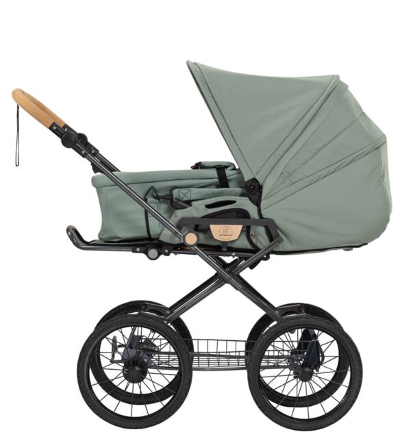 NATURKIND IDA Kinderwagen mit geflochtenem Babykorb + Sportsitz | Bio Klassiker aus Österreich – Bild 20