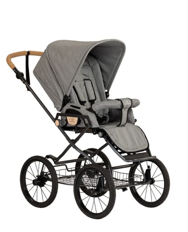 NATURKIND IDA Kinderwagen mit geflochtenem Babykorb + Sportsitz | Bio Klassiker aus Österreich – Bild 33