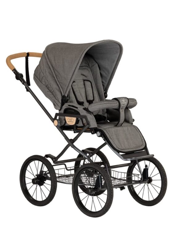 NATURKIND IDA Kinderwagen mit geflochtenem Babykorb + Sportsitz | Bio Klassiker aus Österreich – Bild 42