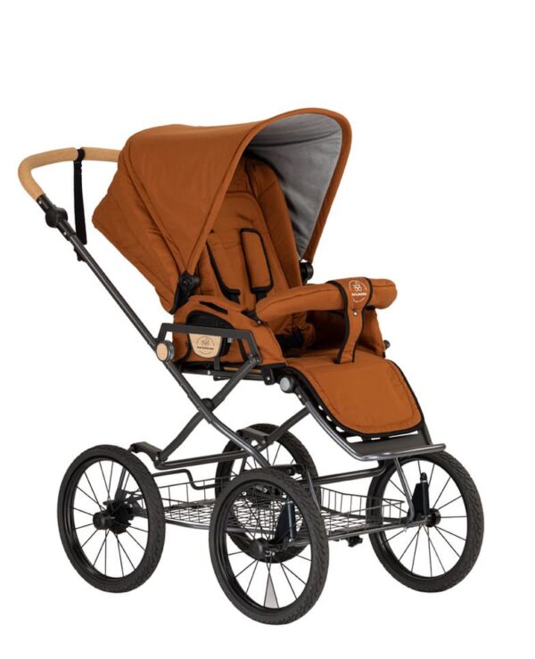 NATURKIND IDA Kinderwagen mit geflochtenem Babykorb + Sportsitz | Bio Klassiker aus Österreich – Bild 22