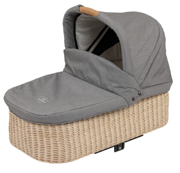 Naturkind Lux Evo | BIO Kinderwagen | Babykorb geflochten mit Sportwagen | nachhaltig & schadstofffrei – Bild 3